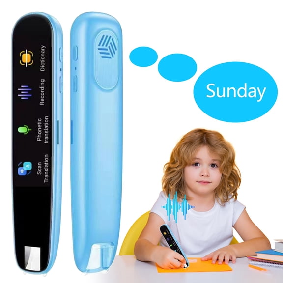 Dianli Multilingual Translation Pen A15S With 2.23in Screen, Handheld OCR Scanner And Instant Voice/Text Translation For Students Travelers And Business, Offline Support MP3 And File Export Function