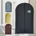 thumbnail image 1 of Dianli Non Woven Garment Bag Medium Thick Dust Cover Closet Hanging Suit Bag Foldable Travel Clothes Protector Storage Bag for Suits Dresses Jackets Gift, 1 of 8