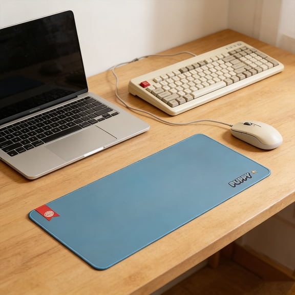 Dianli Office Desk Accessories Silicone Keyboard Large Desk Mat Non Waterproof Extra Wide Desk Pad Ergonomic Mouse Keyboard Mat Easy Clean Anti Slip Surface for Home Office Use, Desk Pad Desk Mat