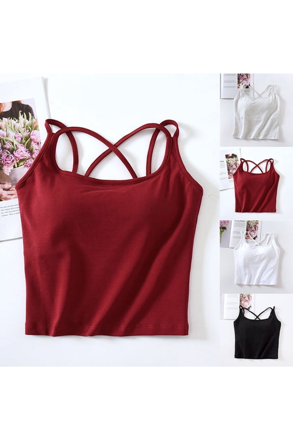 PJs Loungewear Tank Top Pajama Set With Built In Chest Pad No Steel Rings Wireless Support Short Sleeve Top And Elastic Waist Shorts Comfortable Homewear Sleepwear Nightwear