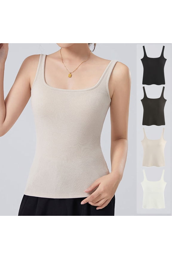 Pajamas Loungewear Square Tie Chest Pad Camisole Vest Lightweight Breathable Summer Small Vest Soft Comfortable Nightwear Sleepwear