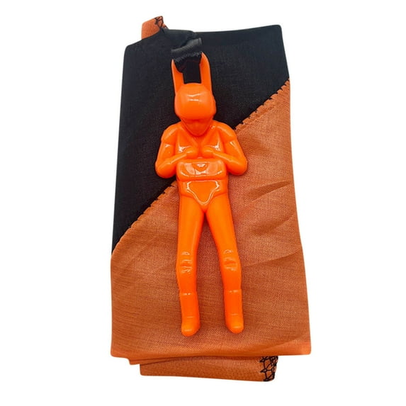 Dianli Parachute Army Soldier Toy with 12 Inch Nylon Canopy for Outdoor Play and Backyard Games Develops Motor Skills and Coordination Perfect Birthday Party Favor for Kids Ages 4-8 Years Gift