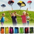 thumbnail image 1 of Dianli Parachute Army Soldier Toy with 12 Inch Nylon Canopy for Outdoor Play and Backyard Games Develops Motor Skills and Coordination Perfect Birthday Party Favor for Kids Ages 4-8 Years, 1 of 3