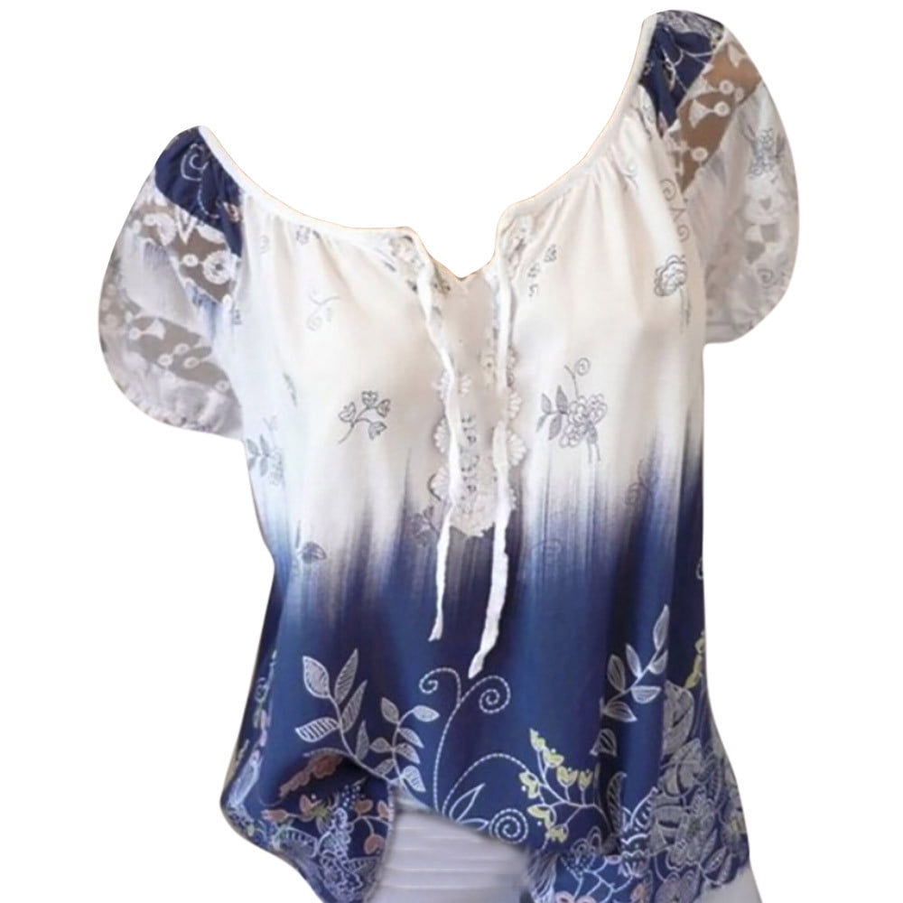 Dianli Plus Size Tops for Women Women Shirts Clearance Fancy Lace ...