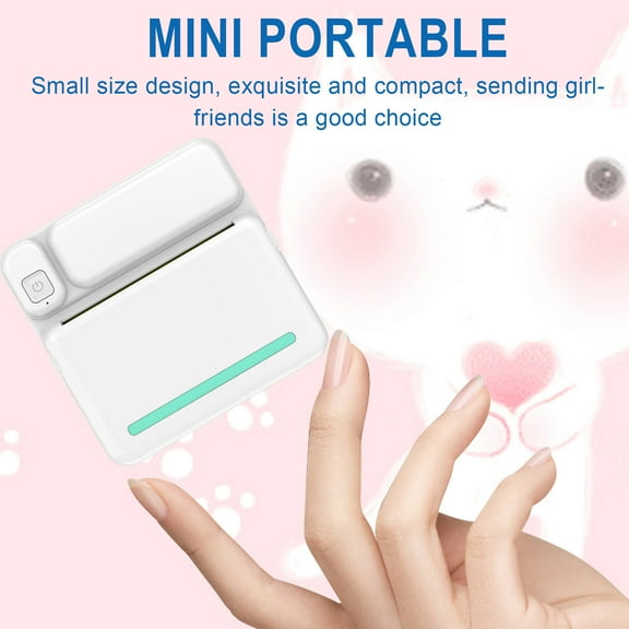 Dianli Portable 57mm Thermal Bluetooth Photo Printer For Android And iOS, Compact Wireless Pocket Printer For Receipts Photos Notes And Labels, Fast Mobile Printing On The Go