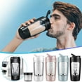 thumbnail image 1 of Dianli Protein Shaker Bottle Electric Automatic Stirring Cup with Powder Box 1200mAh Rechargeable 7000rpm High-Speed Mixing Leakproof Easy Clean 30 Uses per Charge 600ml, 1 of 2