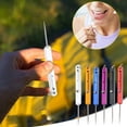 thumbnail image 1 of Dianli Retractable Portable Toothpick Titanium Alloy 3-Stage Adjustable Compact Sanitary Fruit Fork Travel-Friendly Durable Reusable Telescopic Tool Pocket Toothpick with Case, 1 of 6