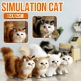 thumbnail image 1 of Dianli Savings Simulation Cat Plush Toy Lifelike Model Cuddly Soft Stuffed Animal Gift for Kids Imaginative Role Play and Realistic Animal Toy Collection Holiday Gift Ideas & Budget Picks, 1 of 5