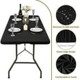 thumbnail image 1 of Gifts Dianli Stretchable Spandex Picnic Tablecloth Elastic Fitted Cover for 3.9x2.5ft Rectangular Table Washable Outdoor Patio Dining Table Protector Weekly Price Drops & Special Offers, 1 of 6