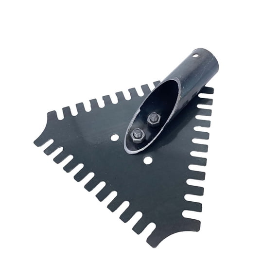 Dianli Snow Removal Ice Tool Ice Breaking Shovel Heavy Duty Manganese Steel Sawtooth Ice Breaker Variable Edge Snow Shovel for Car Driveway Sidewalk Winter Outdoor Emergency Tool