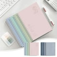 thumbnail image 1 of Gifts Dianli Student Notebooks Set + A5 Spiral Journals + 4-Pack 60-Page Thick Paper + Minimalist School Supplies + Ideal for Middle and High School Learning Best Value Finds & Budget-Friendly Offers, 1 of 7