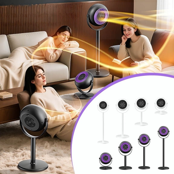 Dianli Telescopic Floor-Standing Warm Air Heater With Adjustable Height And Variable Heat Settings, Portable Winter Space Blower For Living Room Bedroom Office, Quiet Operation Energy-Saving Design