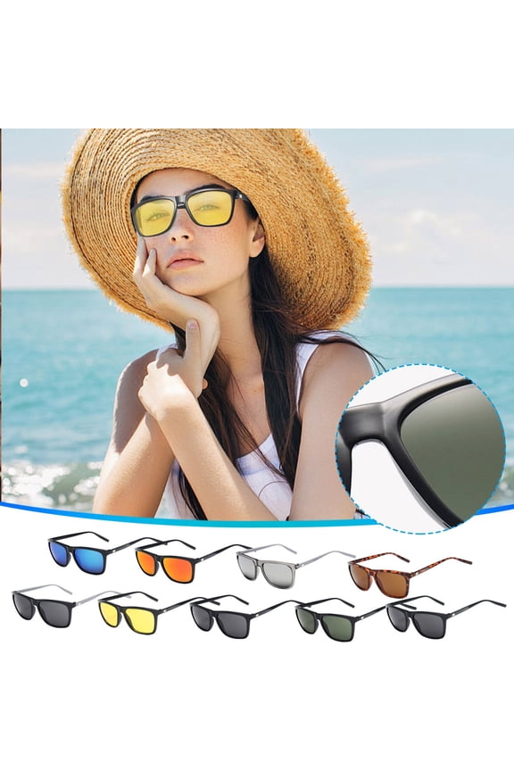 Trendy Men's Sunglasses Colorful Reflective Mercury Lens Stylish UV Protection Eyewear Ideal for Streetwear Driving or Photography Gift