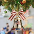 thumbnail image 1 of Dianli USA 250th Anniversary Clock 2D Acrylic Pendant Silver Collectible Patriotic Home Decor Office Display Gift for American History Enthusiasts, 1 of 3