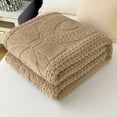 thumbnail image 1 of Dianli Warm Throw Blanket Raschel Double Layer Plush Throw Blanket Oversized Soft Thick Microfiber Thermal Blanket for Bed Sofa Couch Winter Home Decor Cozy Throw, 1 of 6