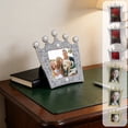 thumbnail image 1 of Dianli Wedding Home Decor European Pearl Inlaid Crown Photo Frame French Resin Ornate Filigree 8x10 in Vintage Style Tabletop Wall Picture Frame for Wedding Home Gift, 1 of 7