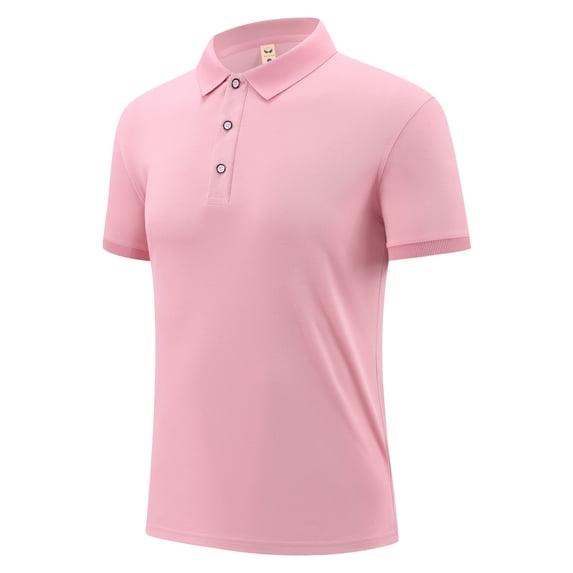 Dianli Workwear Casual Men's Solid Color Button-Up Turn-Down Collar Short Sleeve Shirt Easy-Care Breathable Lightweight Casual Office Streetwear Everyday Summer