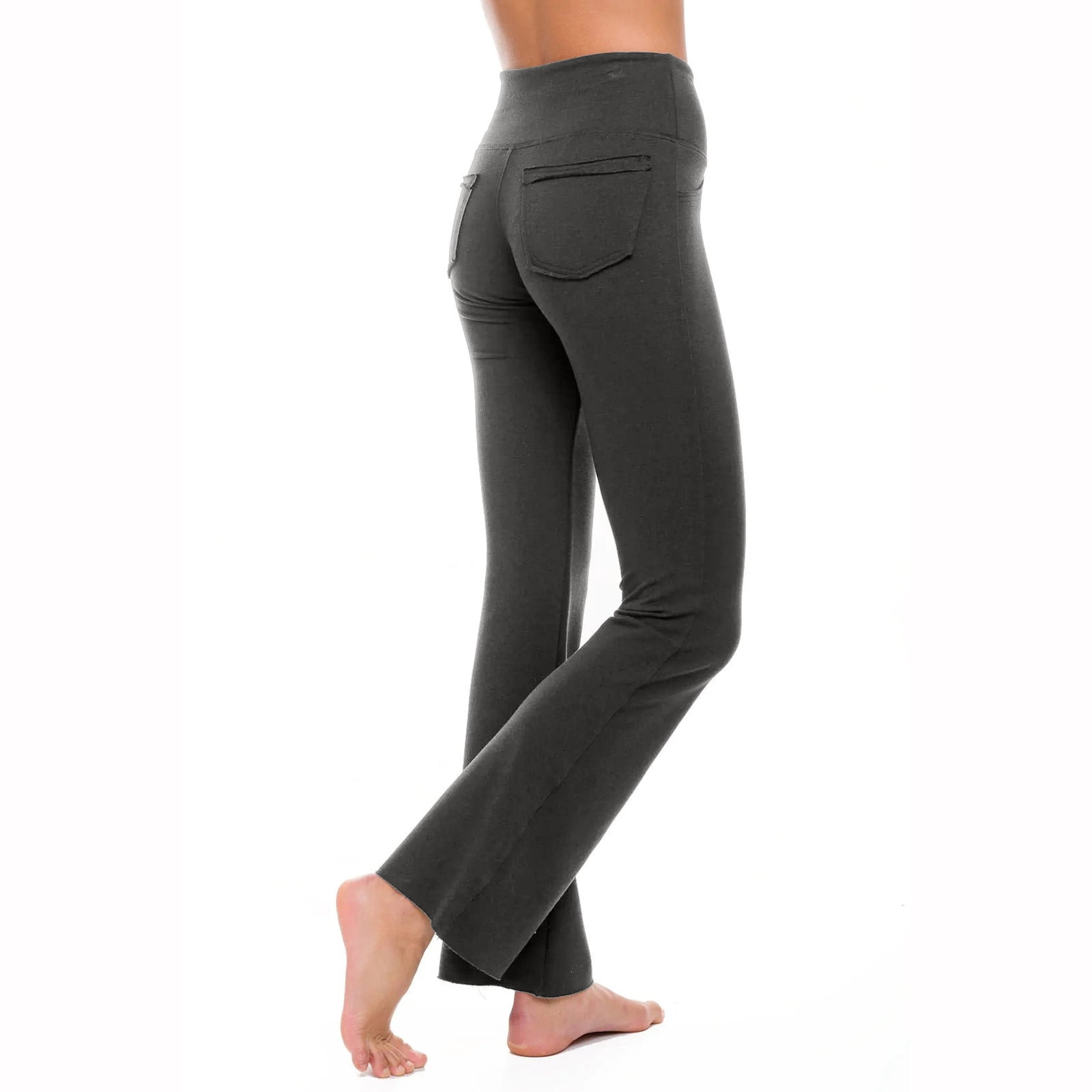 Dianli Yoga Pants with Pockets Women Thicken Workout Out Leggings ...