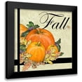 thumbnail image 1 of Diannart 12x12 Black Modern Framed Museum Art Print Titled - Fall Pumpkins, 1 of 5
