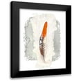 thumbnail image 1 of Diannart 15x18 Black Modern Framed Museum Art Print Titled - Simple Feather II, 1 of 5