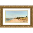 thumbnail image 1 of Dianne Miller 32x18 Gold Ornate Wood Framed with Double Matting Museum Art Print Titled - The Sound Shoreline I, 1 of 4