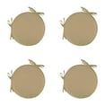 Dianopex Round Chair Seat Pads Circular Waterproof Chair Cushions for