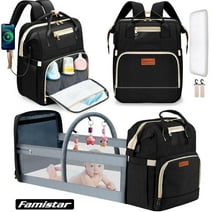 Diaper bag backpack, multi-functional travel bag pregnant baby change ...