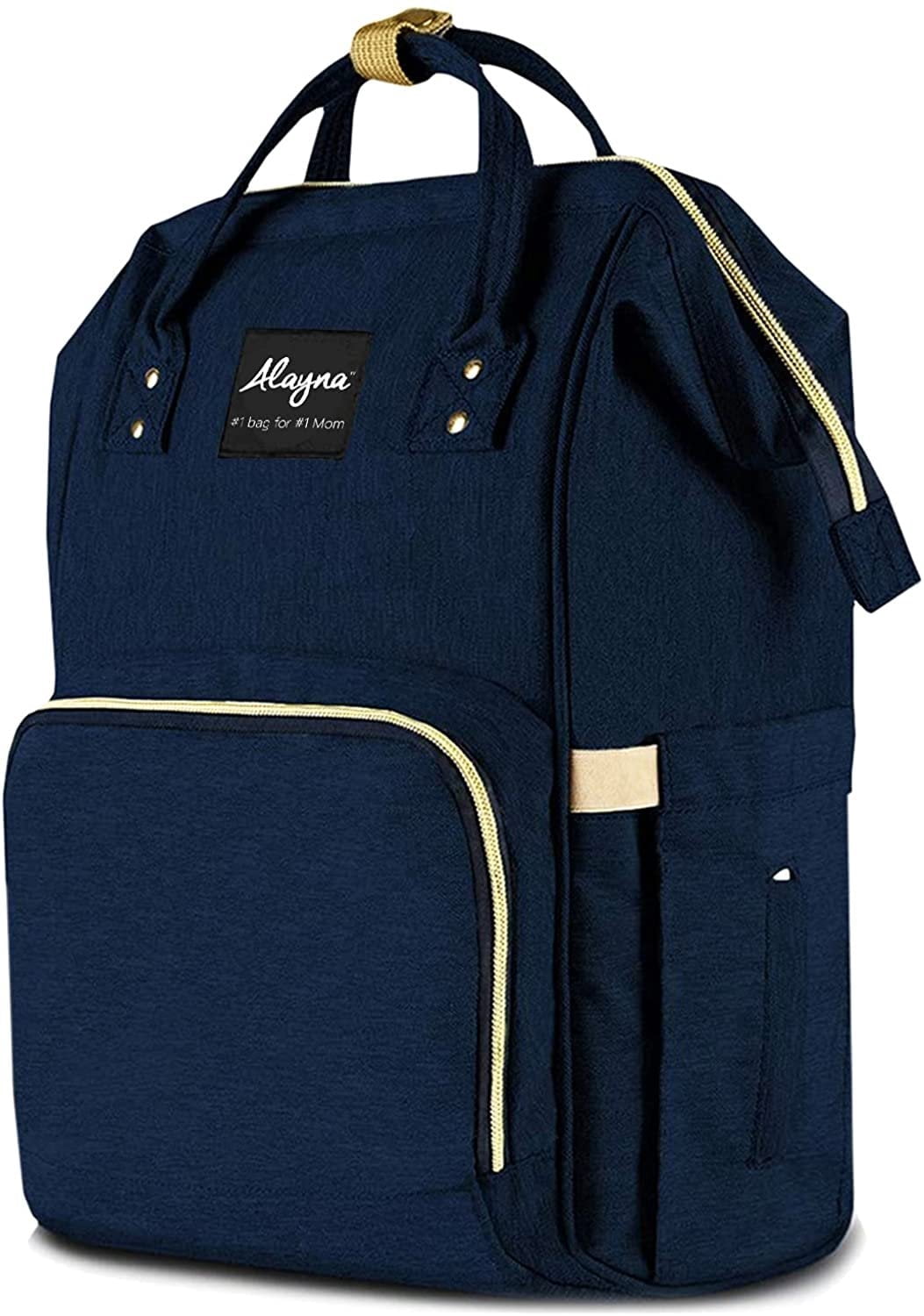 Diaper Bag Backpack Baby Bag Multifunction Maternity Travel Changing Pack Water Resistant Nappy Tote Navy