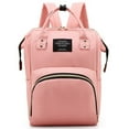 thumbnail image 1 of Diaper Bag Backpack,Caveen Multifunctional Mommy Nappy Bags with Insulated Pockets, Waterproof, Large Capacity, Pink, 1 of 9