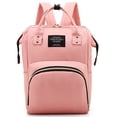 thumbnail image 1 of Diaper Bag Backpack,Caveen Multifunctional Mommy Nappy Bags with Insulated Pockets, Waterproof, Large Capacity, Pink, 1 of 8