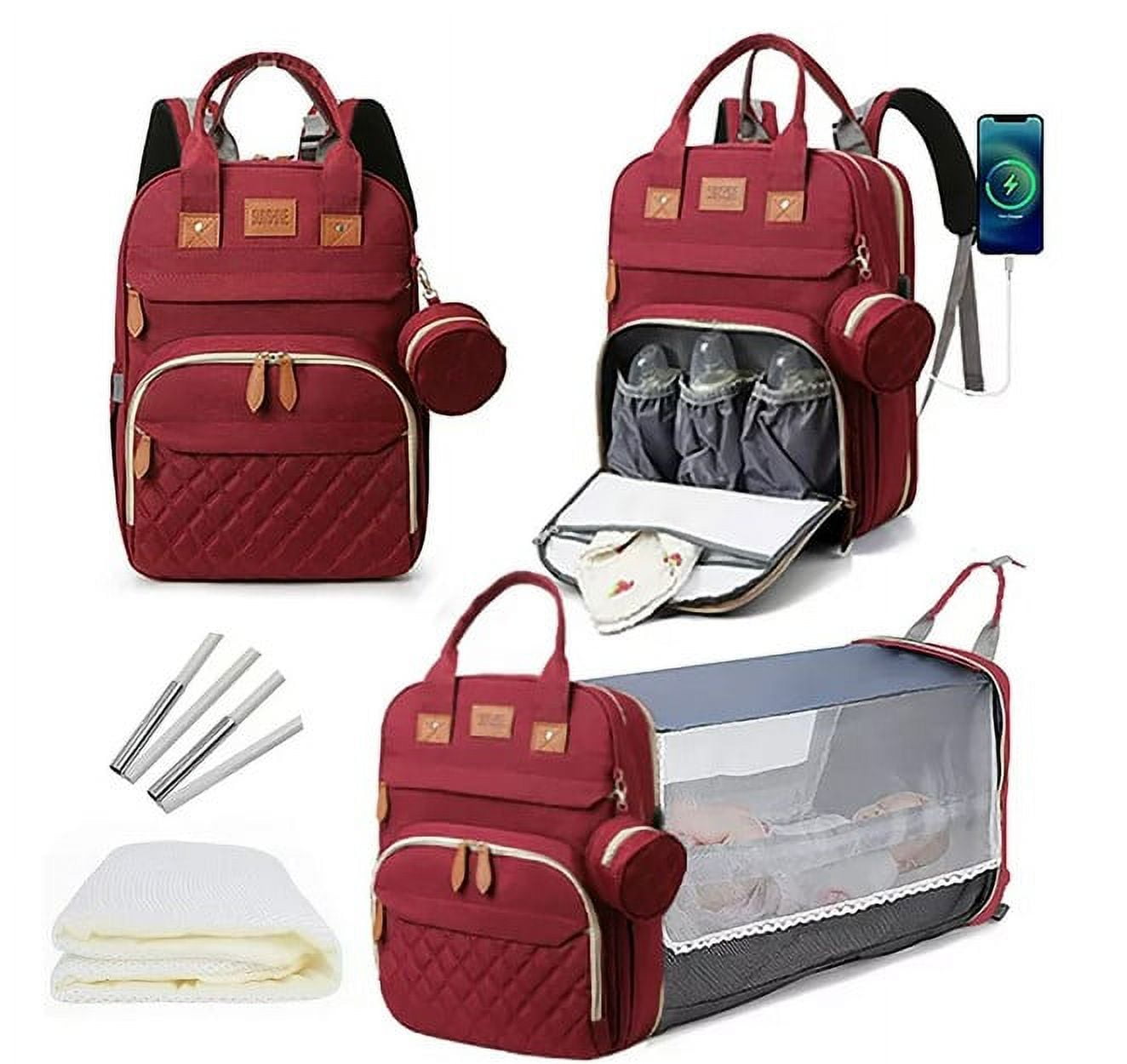 Dokoclub Diaper Bag, Baby bags Backpack for Mom and Dad with India | Ubuy