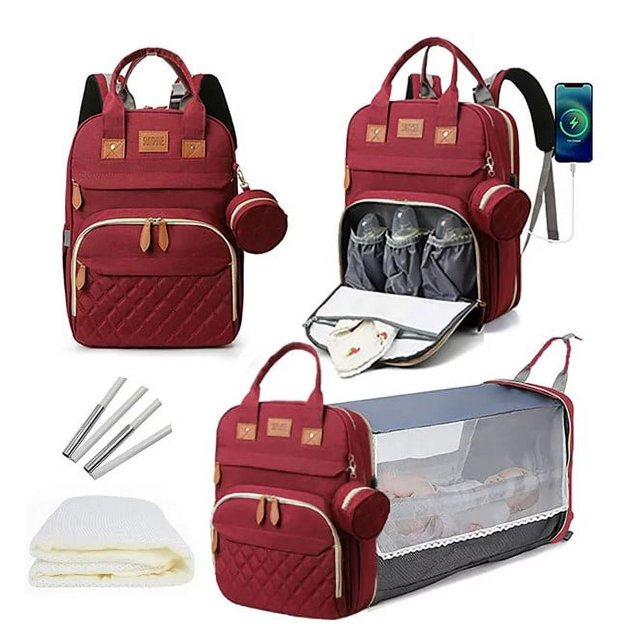 Diaper Bag Backpack with Changing Station, Baby Diaper Bag, backpack