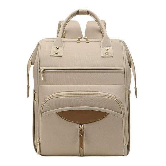 Diaper Bag Backpack, Large Capacity Multi-Functional Travel Backpack for Parenting Essentials, Waterproof Diaper Backpack with Multiple Pockets and Stroller Straps, Hands-Free Baby Supply Organizer