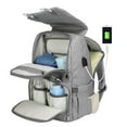 thumbnail image 1 of Diaper Bag Backpack Large Capacity Nappy Bag Travel Backpack Designer Nursing Bag with Changing Pad for Baby Care, 1 of 8