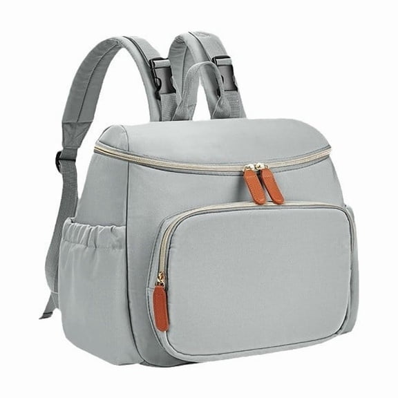 Diaper Bag Backpack, Lightweight Baby Bag for Moms and Dads, Compact Travel Diaper Backpack with Stroller Straps & Changing Pad, Waterproof & Stylish Baby Bag for Everyday Essentials