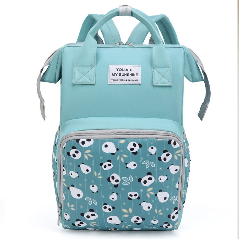 Diaper Bag Backpack for Moms - Diaper Bag Backpack for Girl - Multi-Function Diaper Bags for Baby Girl - Waterproof Baby Bag for Mom whit Insulated Pockets & Stroller Straps.