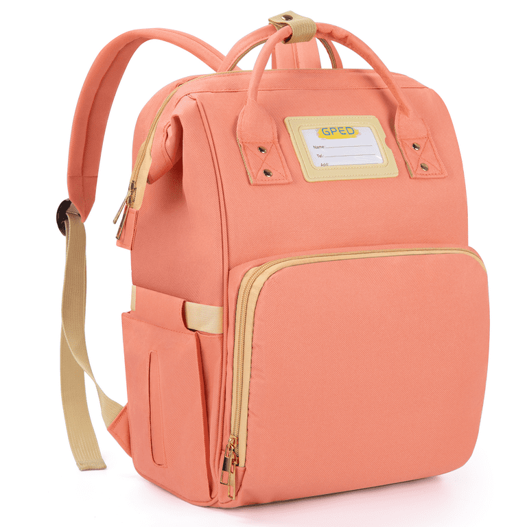 GPED Diaper Bag Backpack with Stroller Straps Waterproof Large