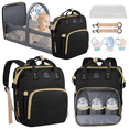 Diaper Bag Backpack, Multifunctional Baby Diaper Bags with Changing