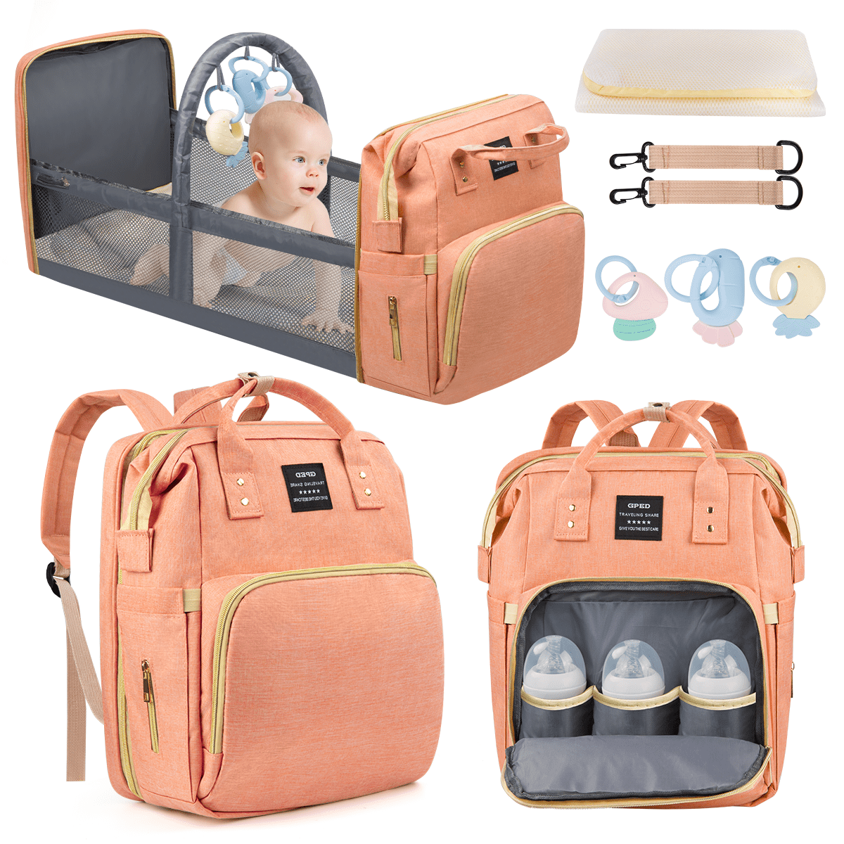 Buy Wholesale China Diaper Bag Organizing Pouches – Clear Baby Backpack  Organization Inserts And Luggage Accessories & Diaper Bag Organizing  Pouches,travel Packing Cubes at USD 1.25