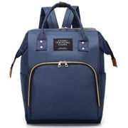 Diaper Bag Backpack,Caveen Multifunctional Mommy Nappy Bags with Insulated Pockets, Waterproof, Large Capacity, Blue