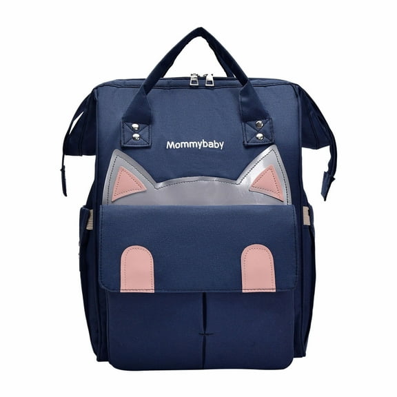 Diaper Bag Backpack for Women & Men – Large Insulated Baby Bag with Changing Pad, Waterproof Travel Backpack for Moms, Multi-Pocket Organization (Dark Blue)‌