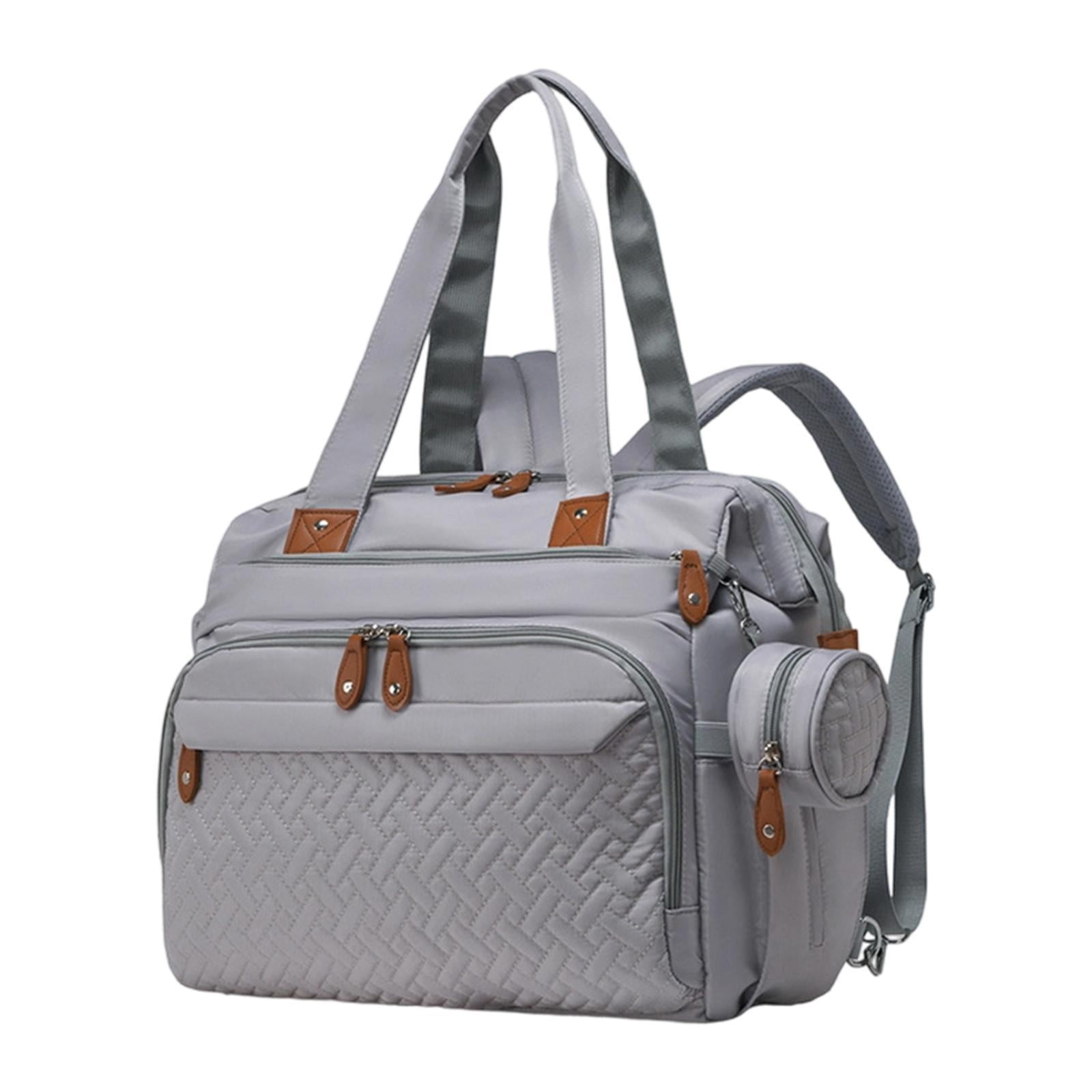 Diaper Bag Backpack Women Pacifier Case Oxford Cloth Adjustable Straps for Family Trip Outdoor Nursing
