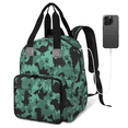 thumbnail image 1 of Diaper Bag Backpack for Dad Mom,Modern Baby Bag with Insulated Bottle Pocket,Large Diaper Bags Unisex for Travel, 1 of 8
