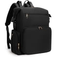 thumbnail image 1 of Diaper Bag Backpack for Mom/Dad with Changing Pad, Multi-Function Neoprene Large Newborn Baby Maternity Bags Travel Tote with Insulated Pockets Black, 1 of 10