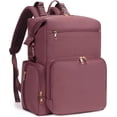 thumbnail image 1 of Diaper Bag Backpack for Mom/Dad with Changing Pad, Multi-Function Neoprene Large Newborn Baby Maternity Bags Travel Tote with Insulated Pockets Pink, 1 of 10