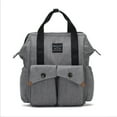 thumbnail image 1 of Diaper Bag Backpack with Changing Pad, Insulated Pocket Large Capacity Stroller Organizer Bag Gray, 1 of 7