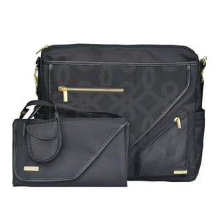 Black and gold diaper cheap bag