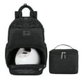 thumbnail image 1 of Diaper Bag Breast Pump Backpack - Double Layer for Mother with Insulation Bag Black, 1 of 7