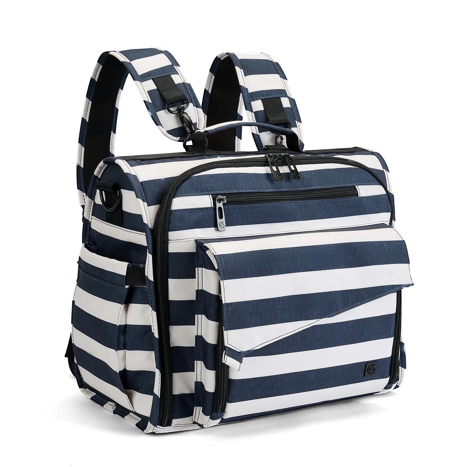 BRONZY Diaper Bag Large - Convertible Design Converts to Tote Bag, Stroller-Friendly & Waterproof Fabric, Spacious Storage for Baby Essentials
