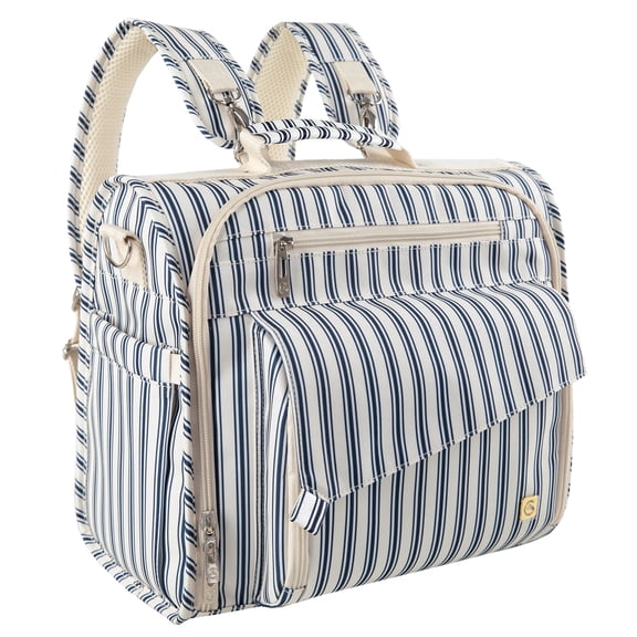 BRONZY Diaper Bag Large - Convertible Design Converts to Tote Bag, Stroller-Friendly & Waterproof Fabric, Spacious Storage for Baby Essentials